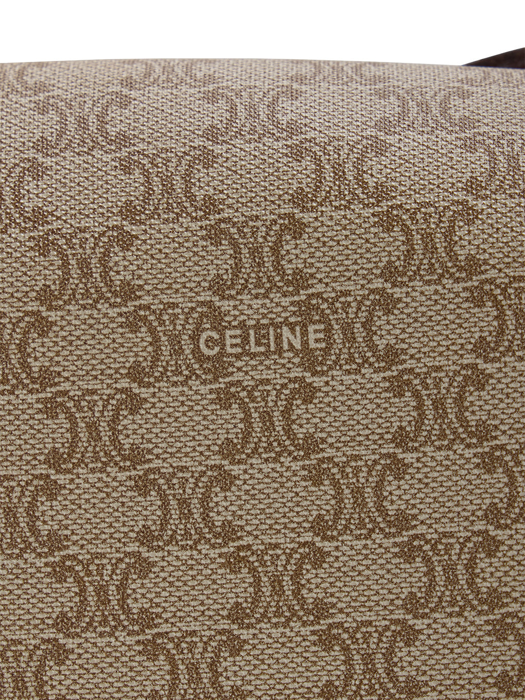 CELINE マカダム柄ブラゾン刻印ショルダーバック