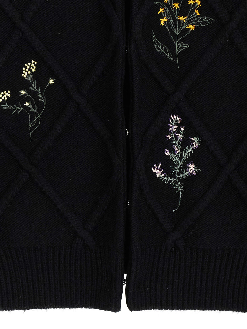 FLOWER EMBROIDERY CARDIGAN