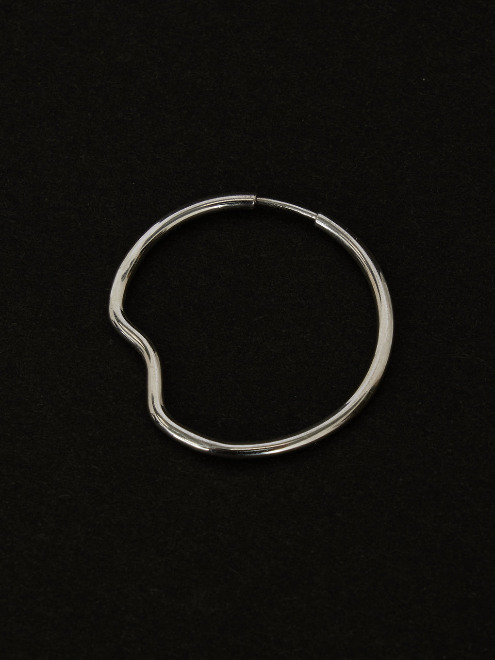 MARIA BLACK Copenhagen 35 Hoop Silver