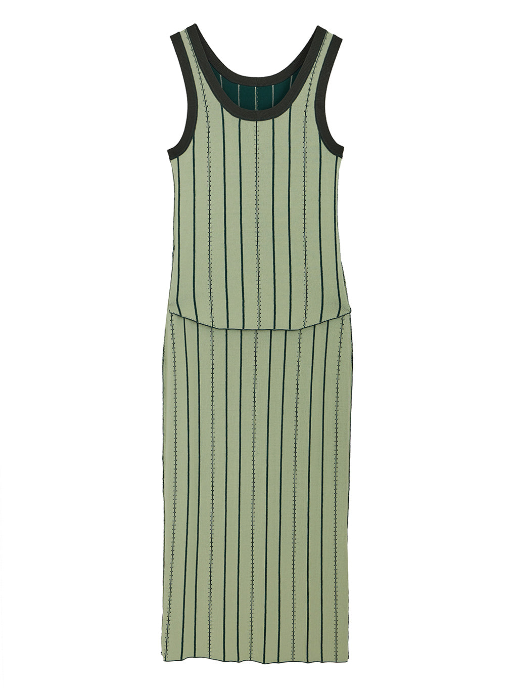 LADY UNIFORM LIKE KNIT SET UP