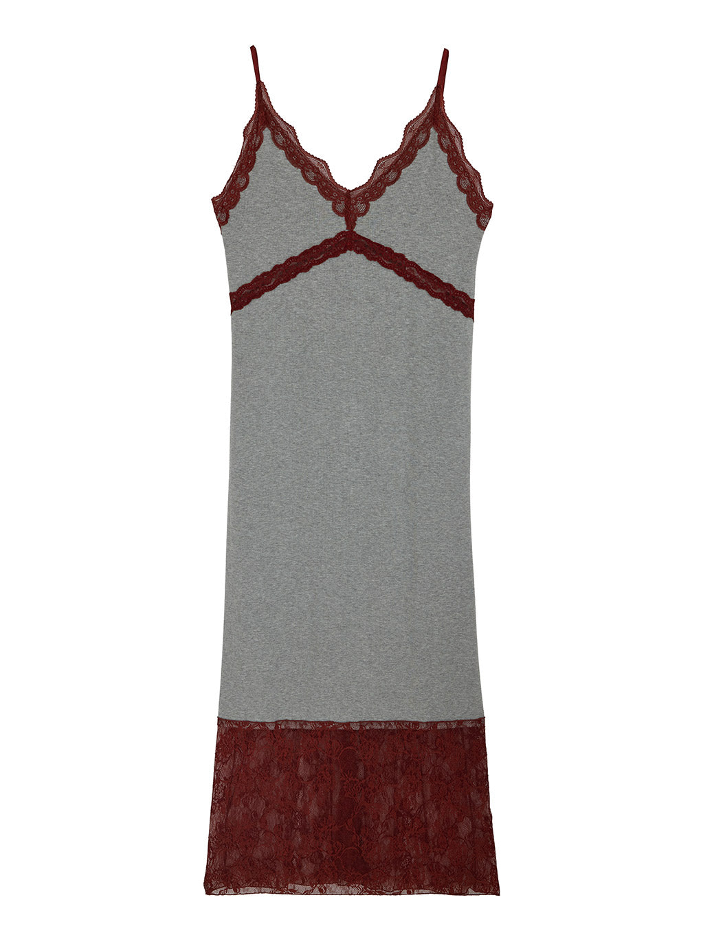 LACE TRIM CAMI DRESS