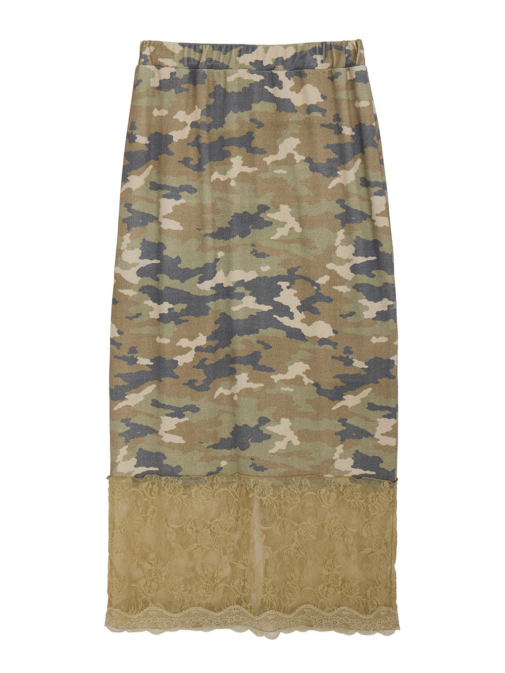 LACE TRIM I LINE SKIRT