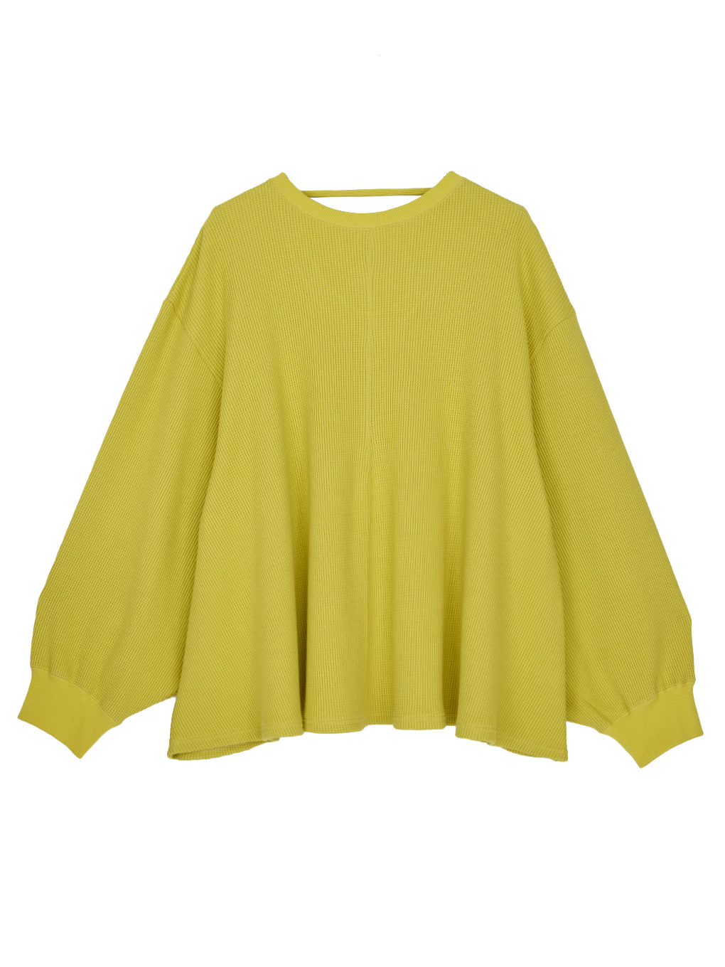 FUWAFUWA FLARE COTTON WAFFLE TOP