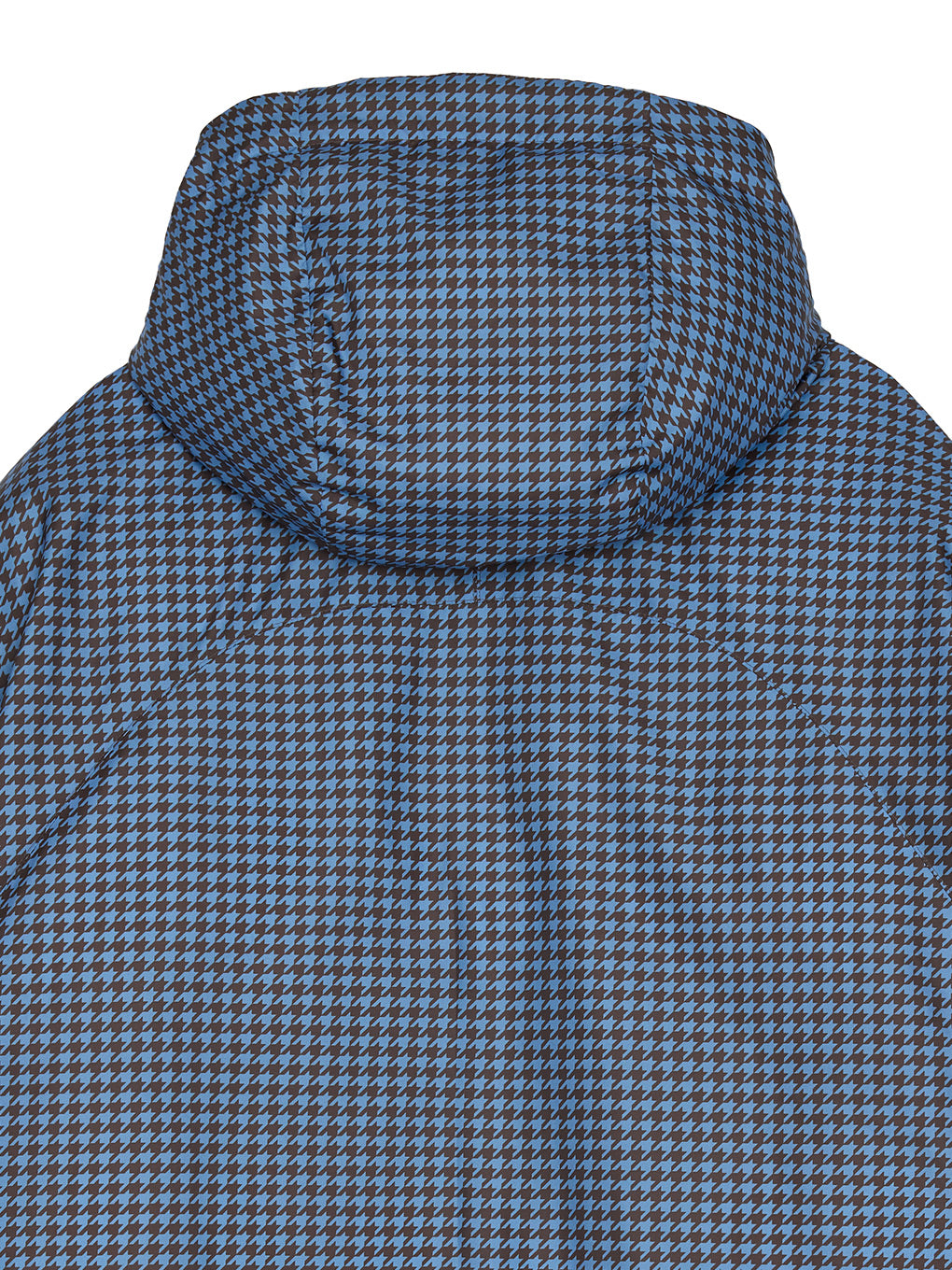 NANGA × Ameri POCKET HOUNDSTOOTH DOWN COAT