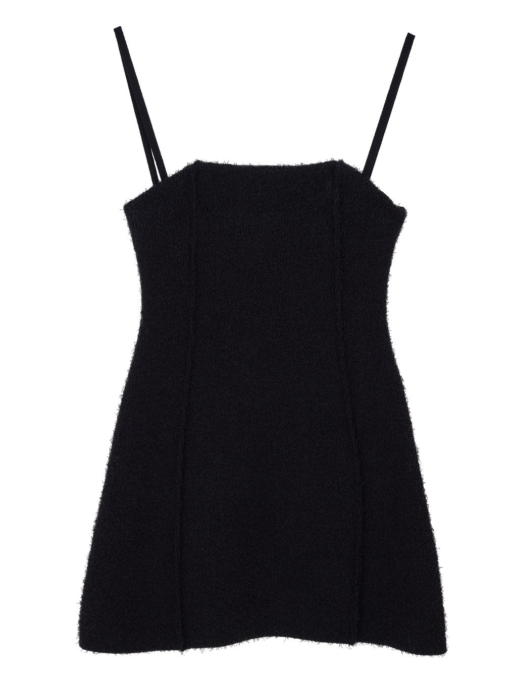 LOOP SHAGGY PEPLUM BUSTIER