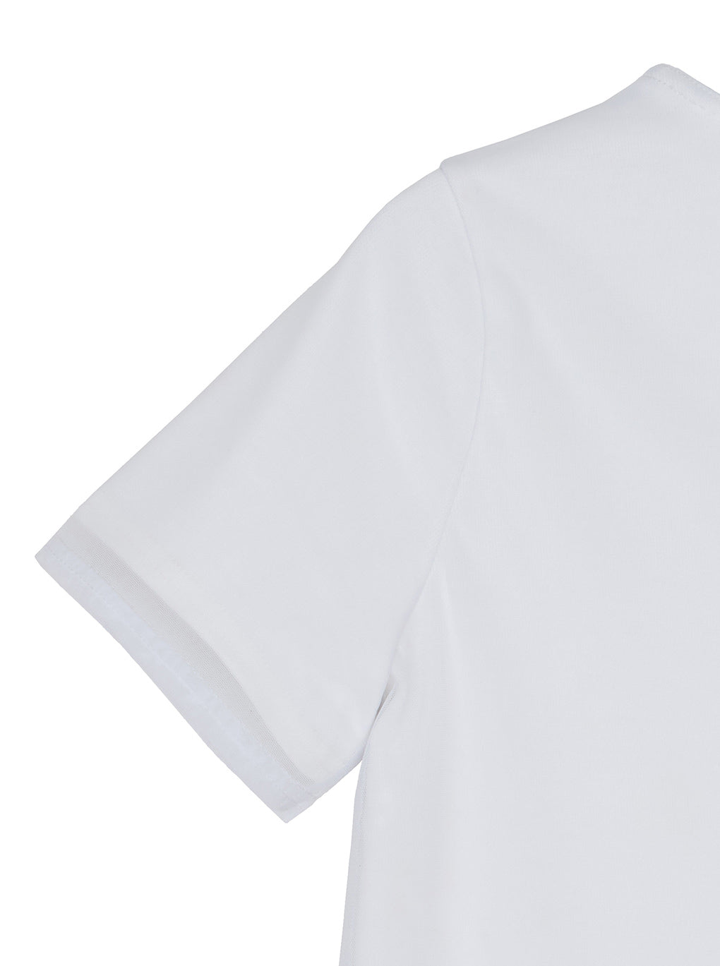 SHEER LAYERED GLIMMER GRAPHIC TEE
