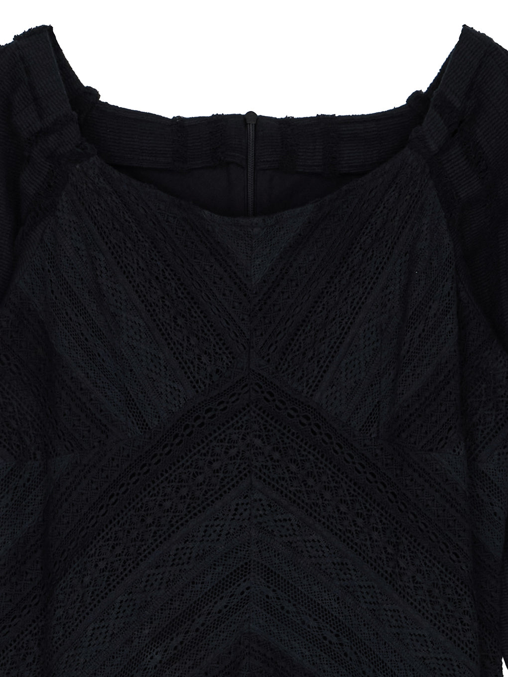 2WAY CRAFT MIX LACE DRESS