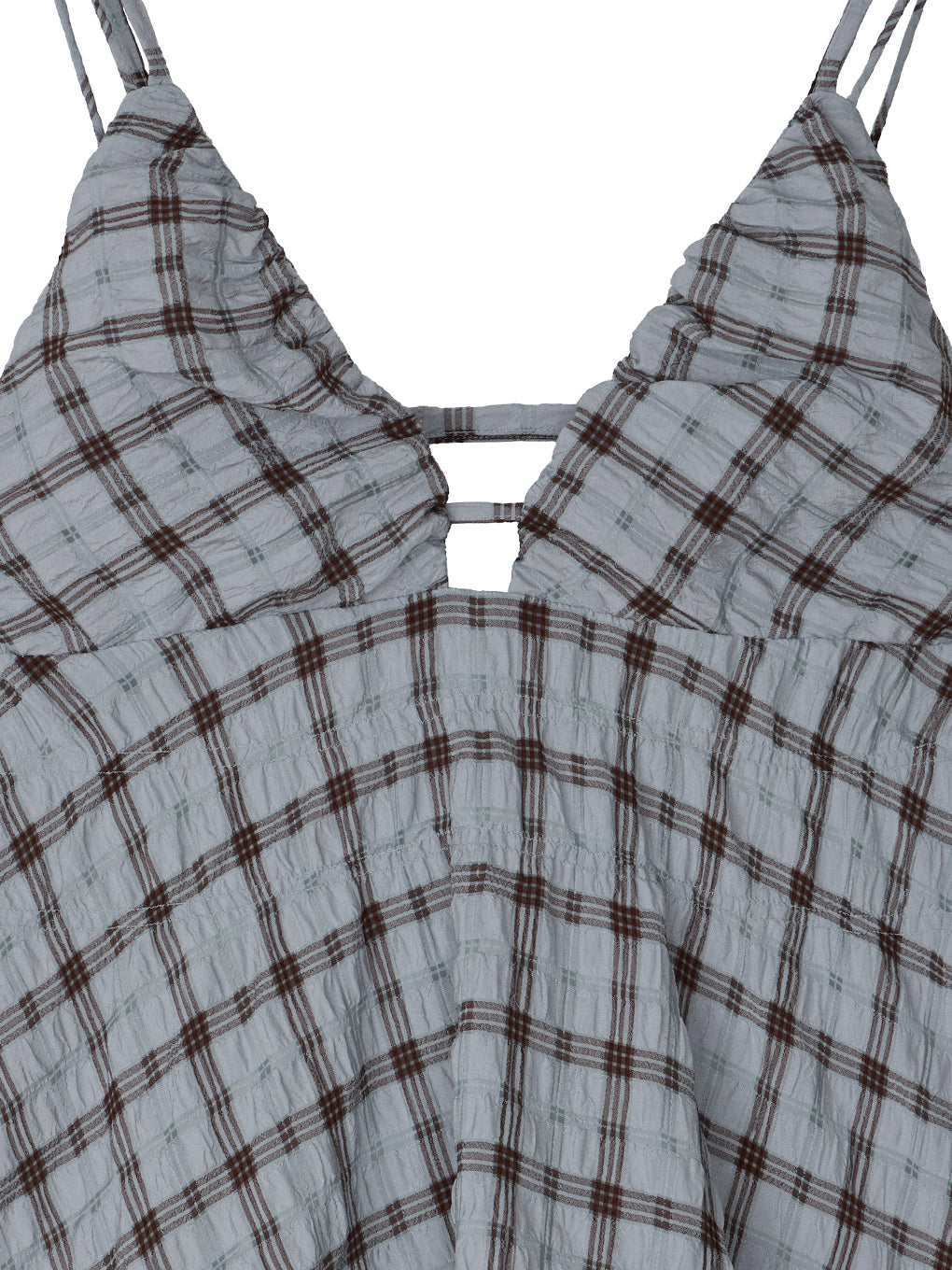 UNEVENNESS CHECK TUNIC TOP
