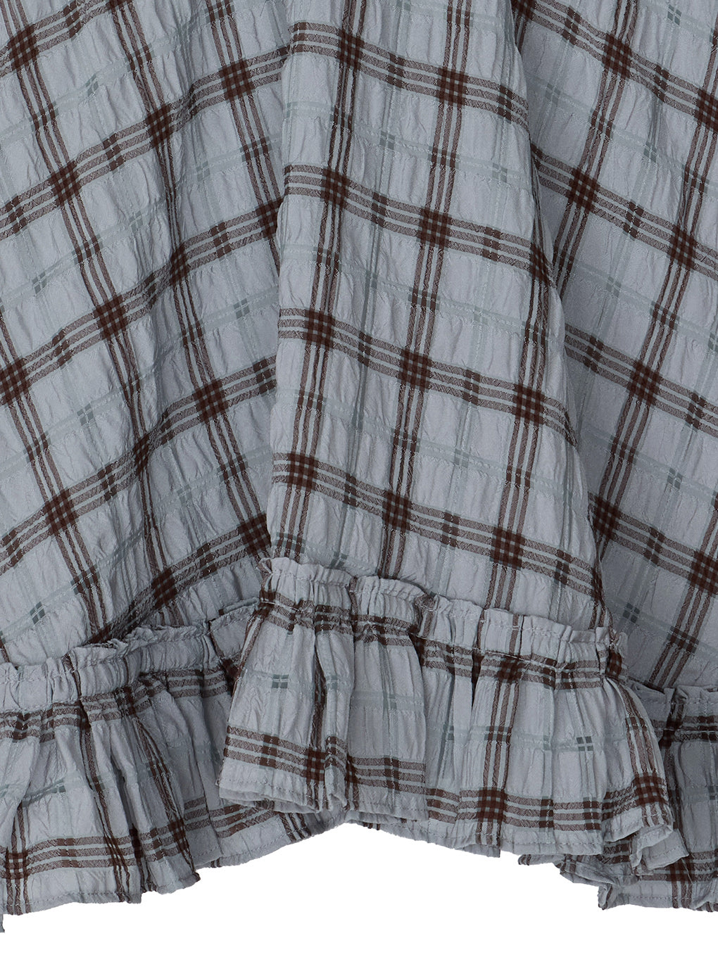 UNEVENNESS CHECK TUNIC TOP