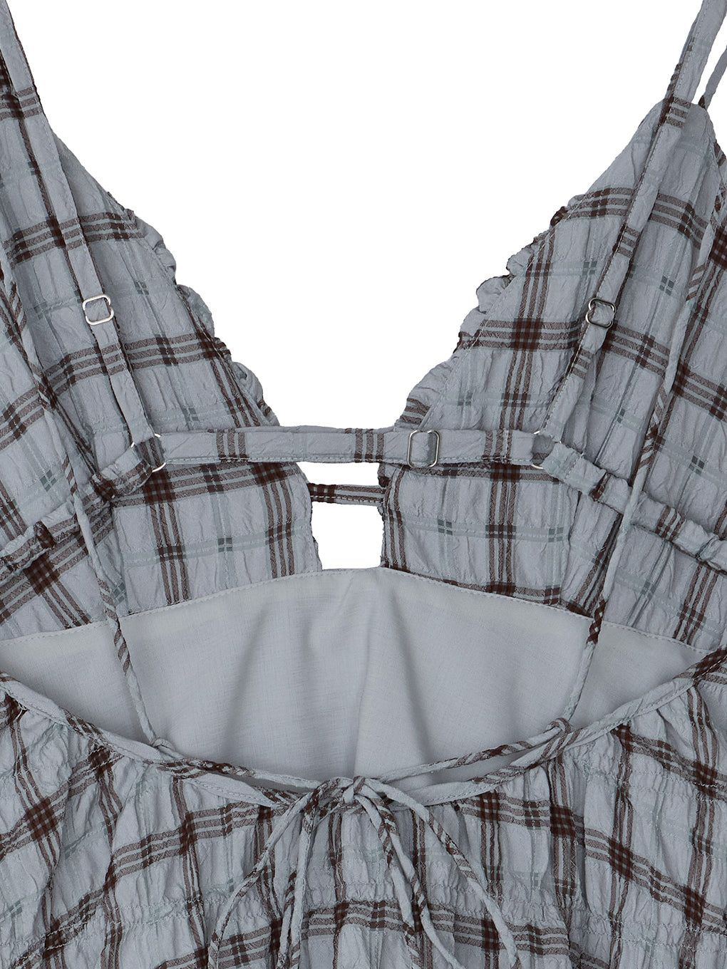 UNEVENNESS CHECK TUNIC TOP