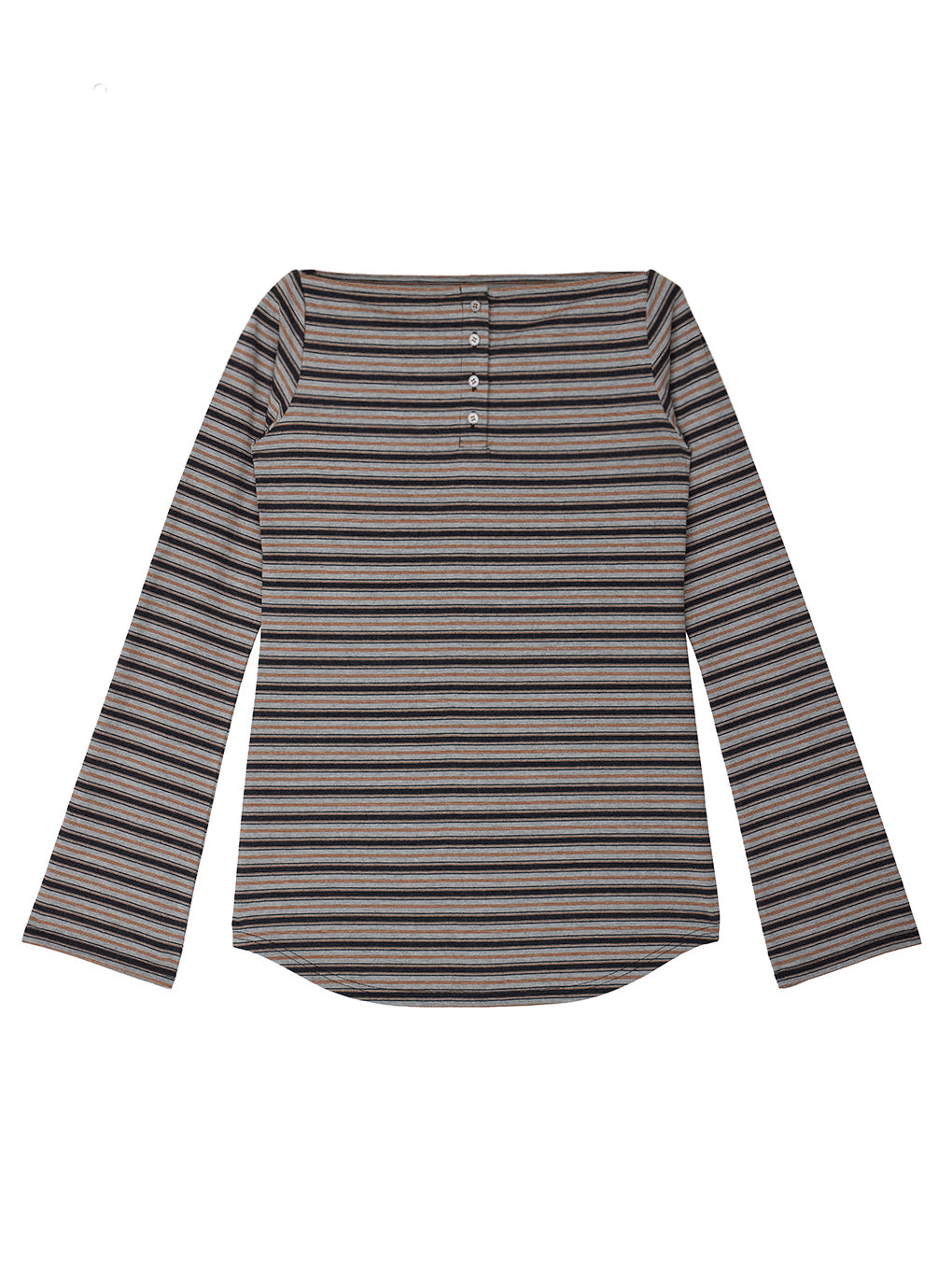 COLORFUL BORDER L/S TOP