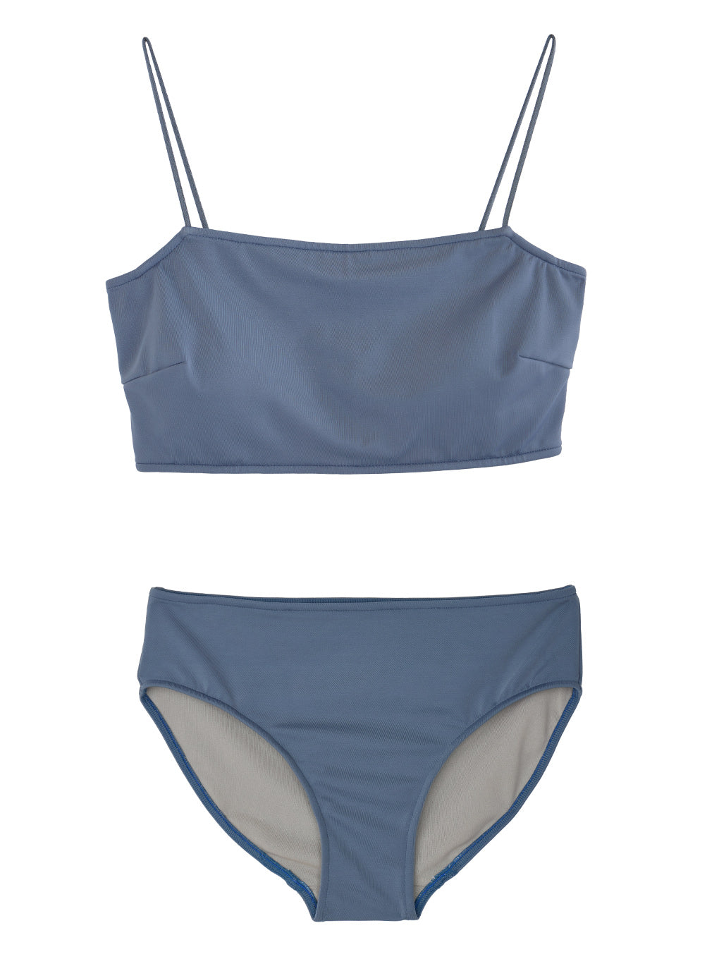 ASYMMETRY SHEER CAMISOLE SET SWIM WEAR