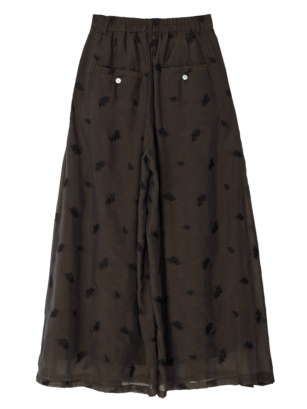 DOT FLOWER VEIL PANTS