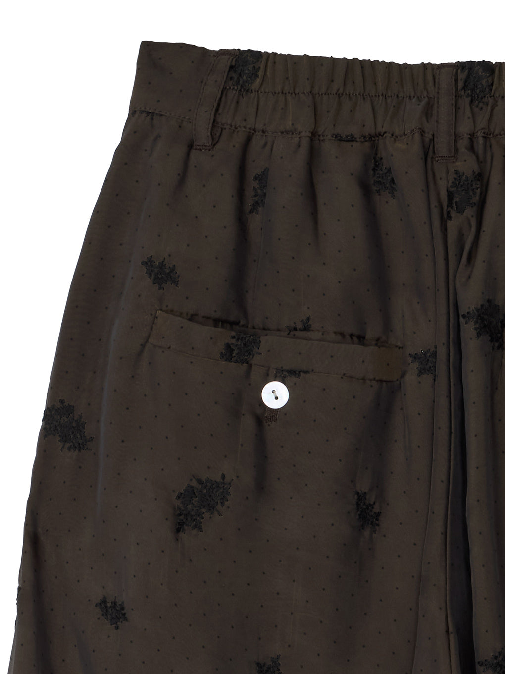 DOT FLOWER VEIL PANTS