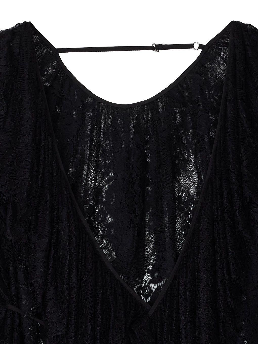 2WAY LACE RAFFLE BLOUSE