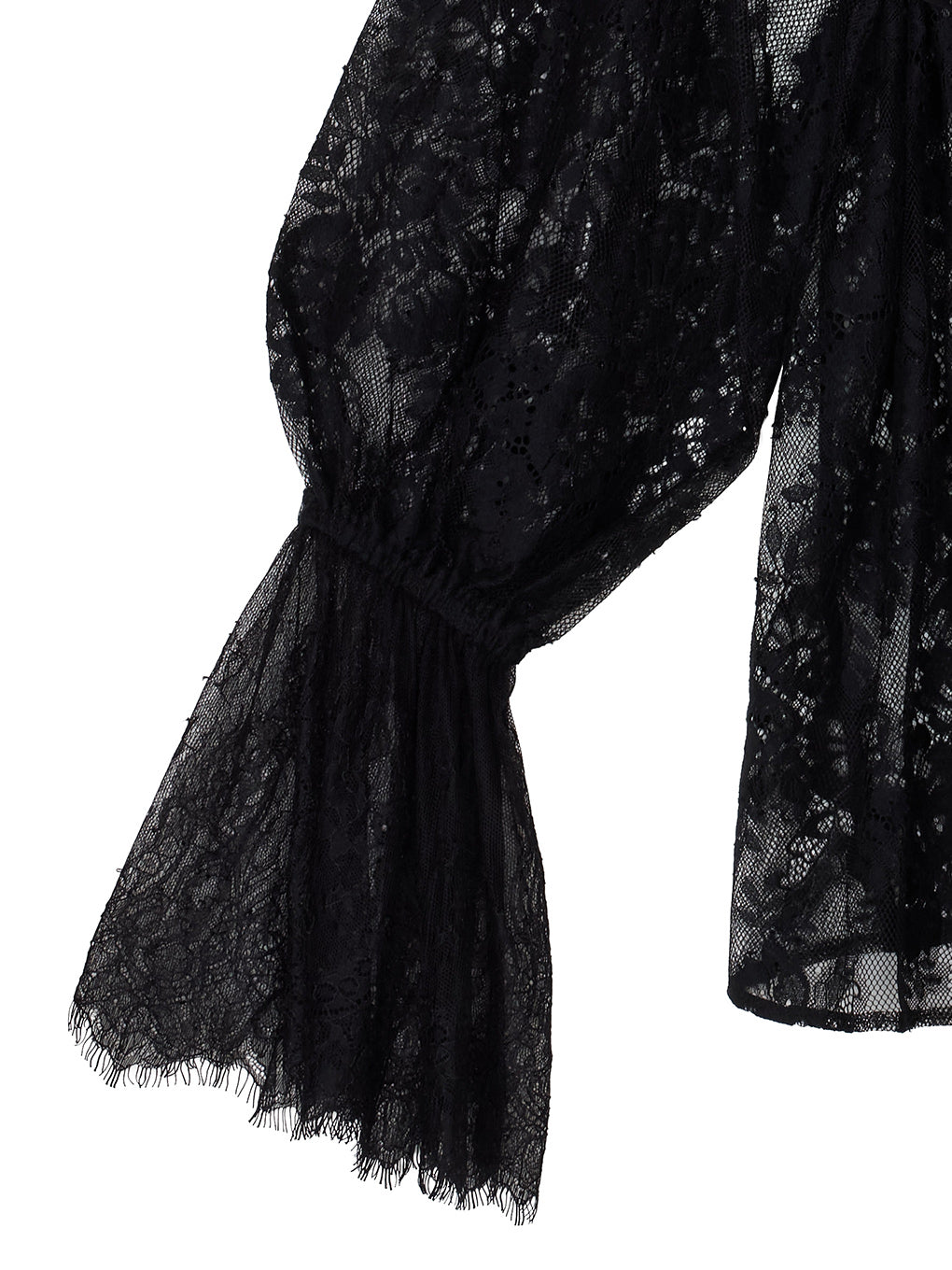 2WAY LACE RAFFLE BLOUSE