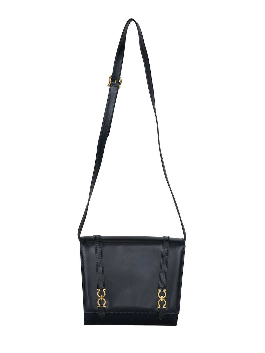 Ferragamo ガンチーニ金具ショルダーバッグ