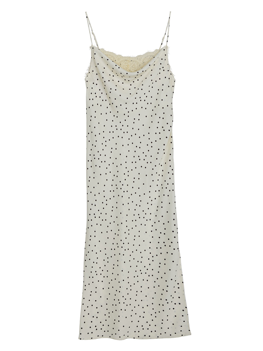 RANDOM DOT SHEER LAYERED DRESS