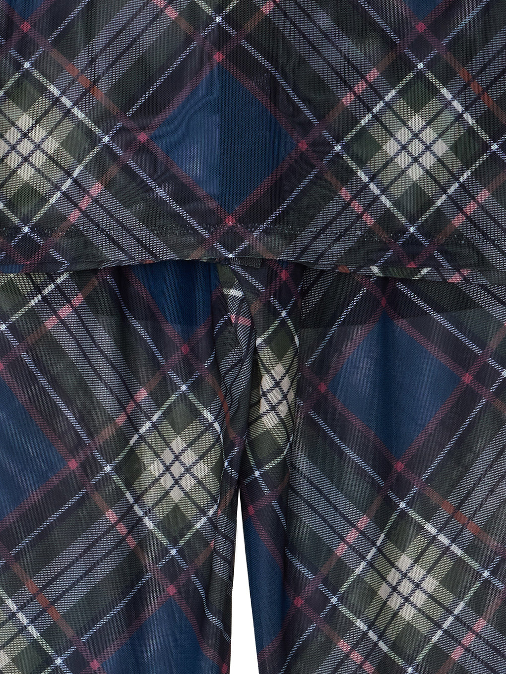 WRAP BELT SET CHECK PANTS