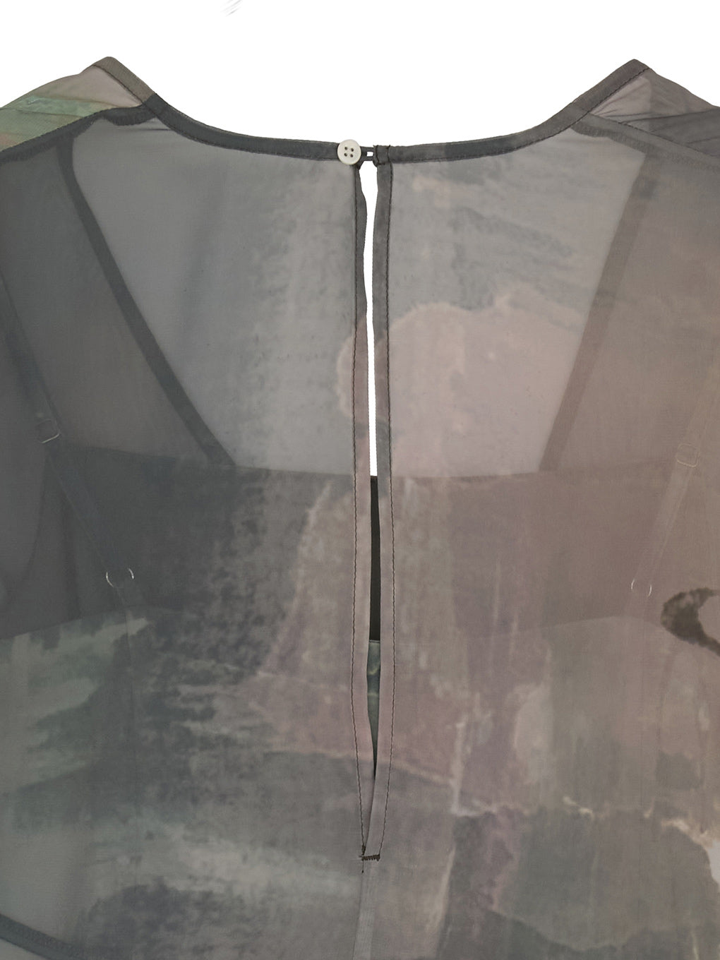 PAINTED TEXTURE ART LAYERED DRESS