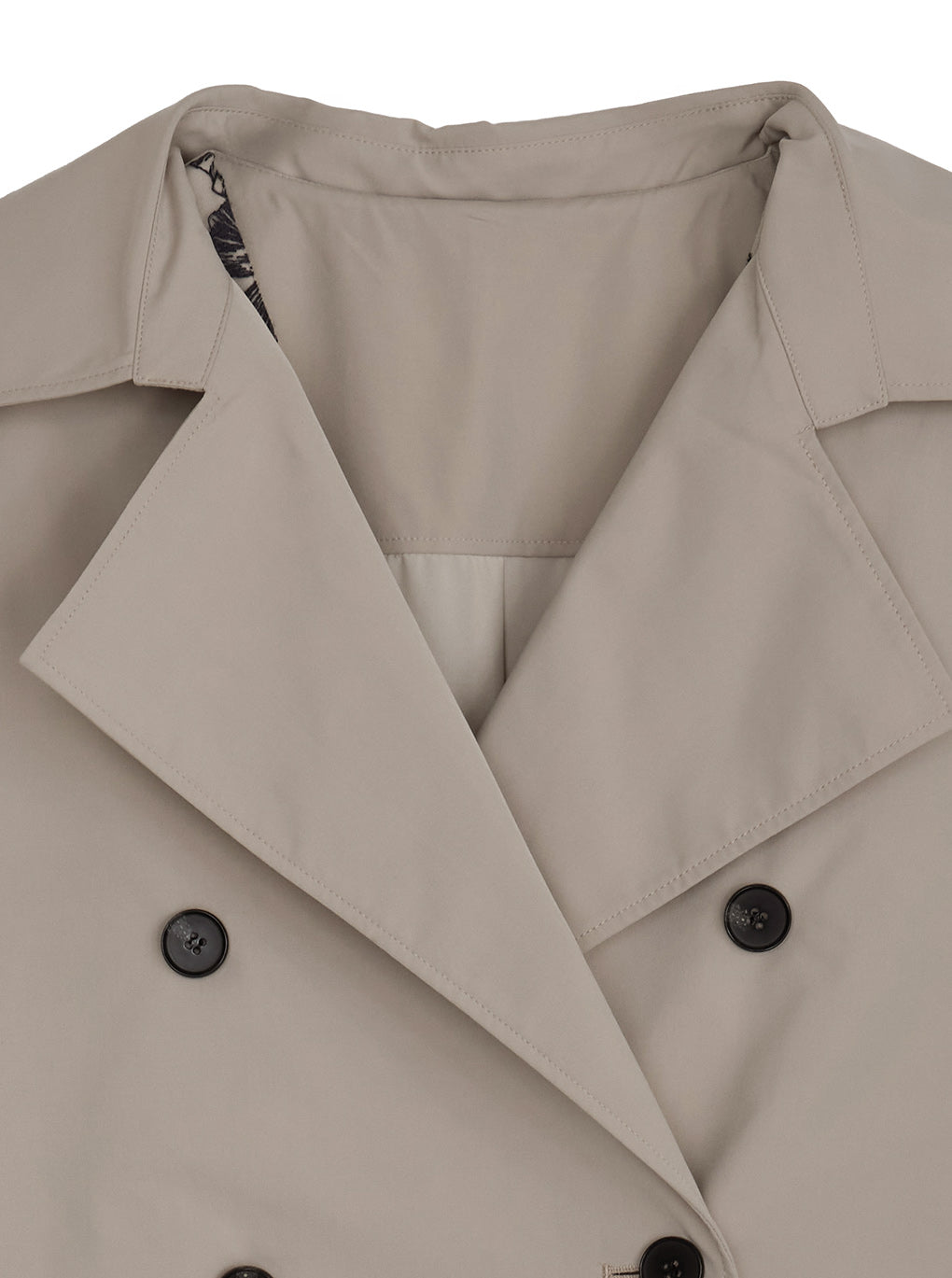 3WAY TULLE EMBROIDERY DOCKING TRENCH COAT