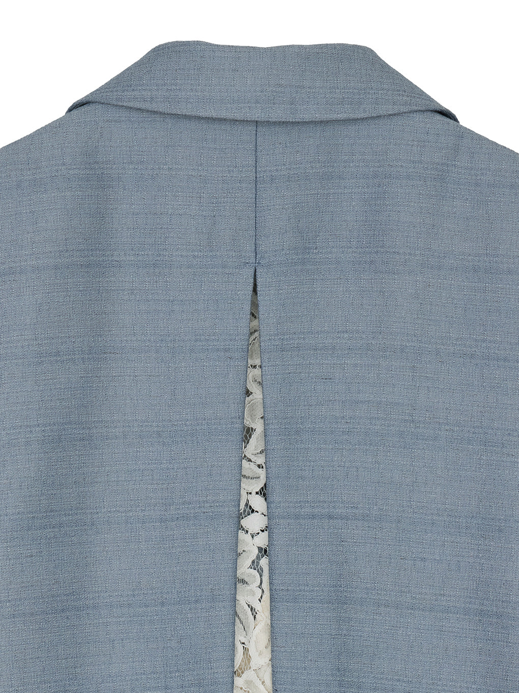 MELANGE LACE VEST LAYERED JACKET