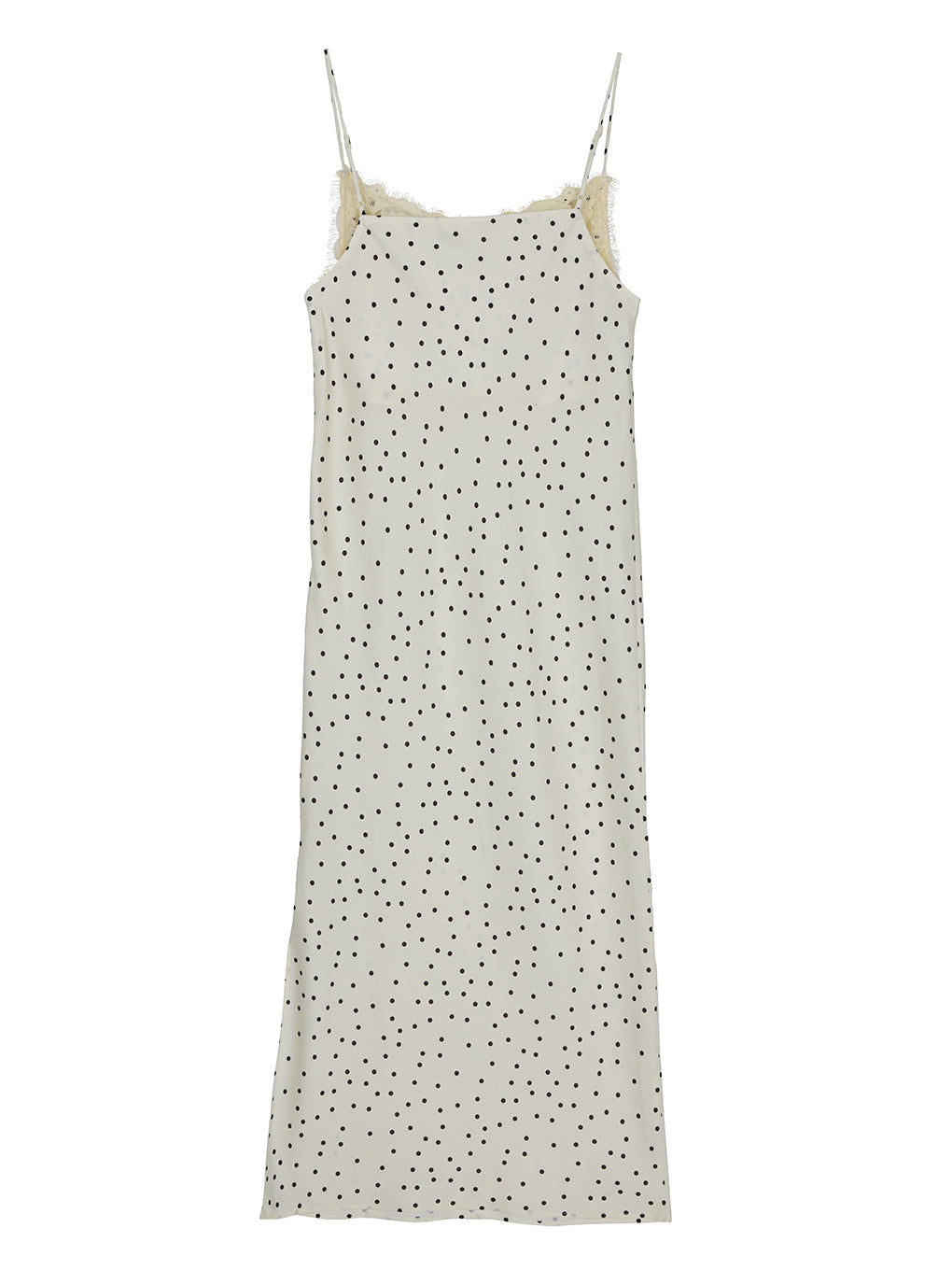 RANDOM DOT SHEER LAYERED DRESS