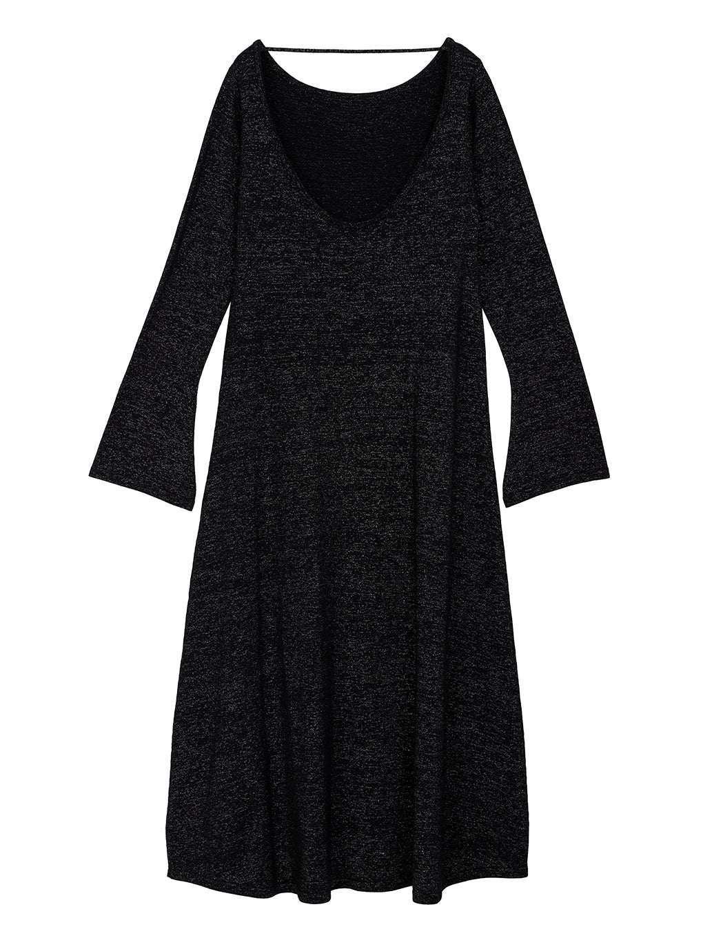 2PIECE MICRO LAME KNIT DRESS