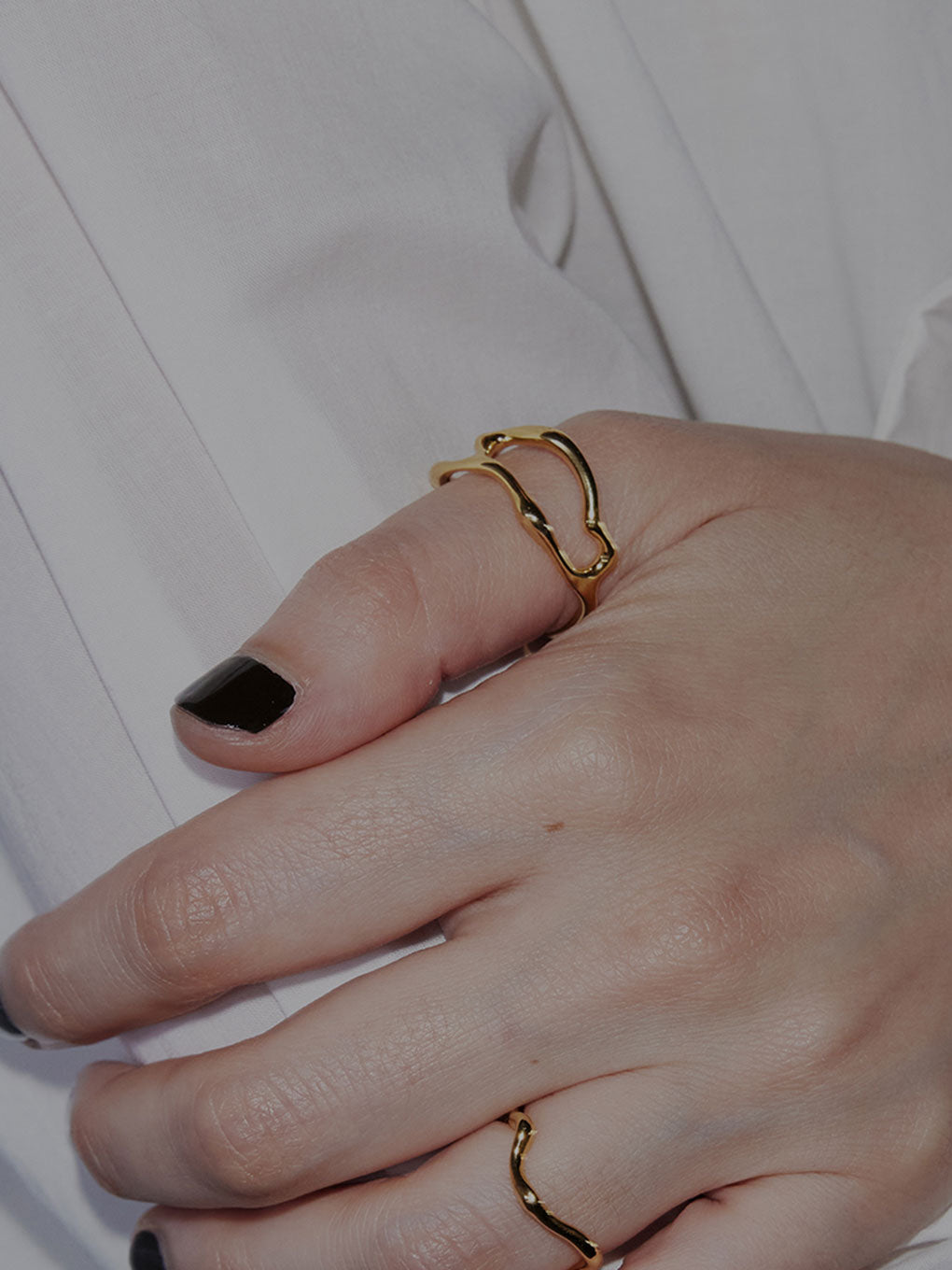 MARIA BLACK Iris Ring Gold HP