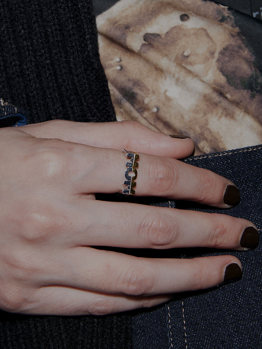 MARIA BLACK Mom Ring GOLD/SILVER