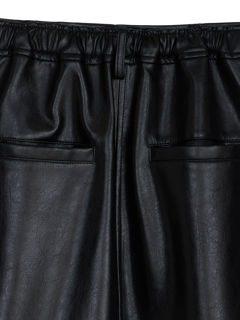 LUSTER FAKE LEATHER SKIRT