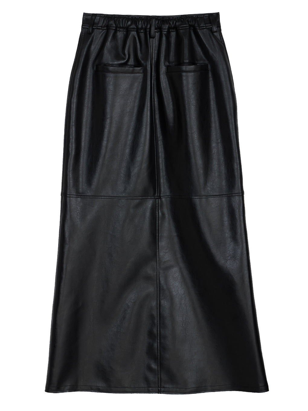 LUSTER FAKE LEATHER SKIRT