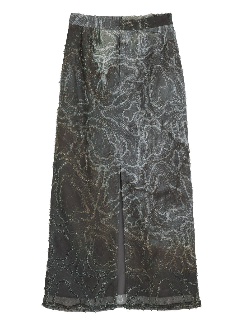 RIPPLE SHAGGY ART SKIRT