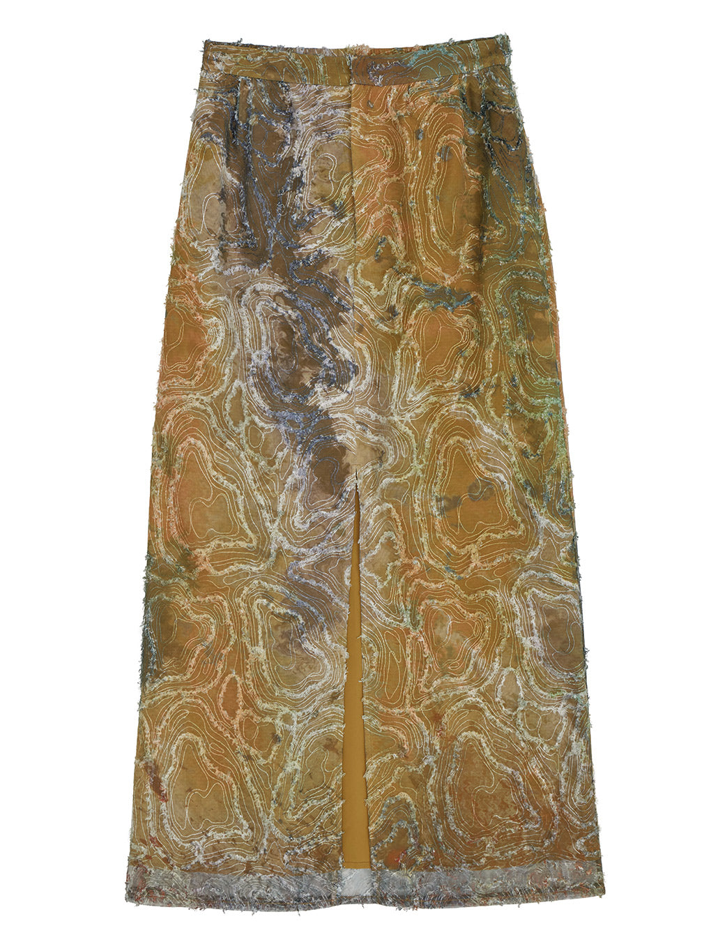 RIPPLE SHAGGY ART SKIRT