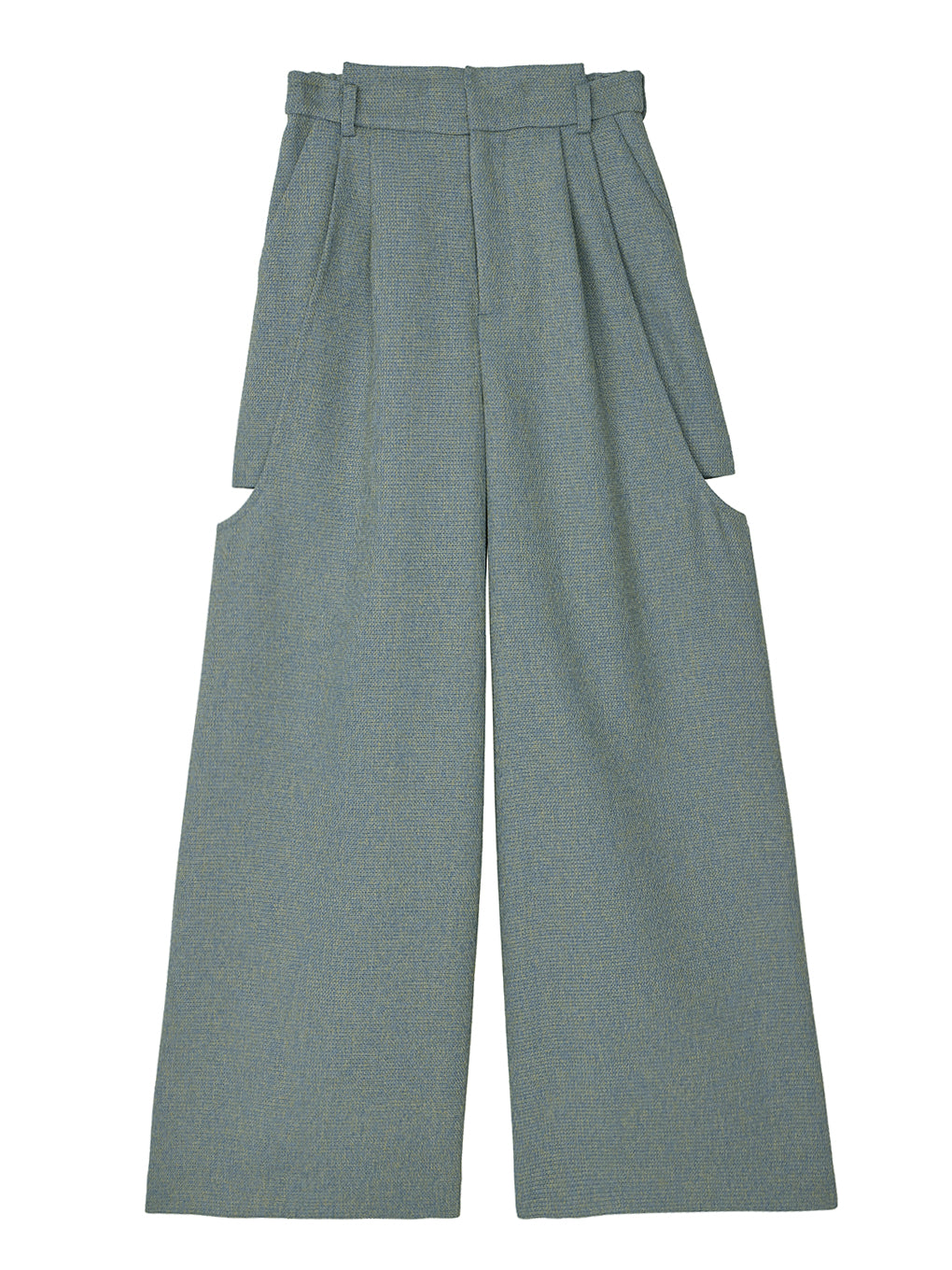 DEFORMATION SUMMER TWEED PANTS