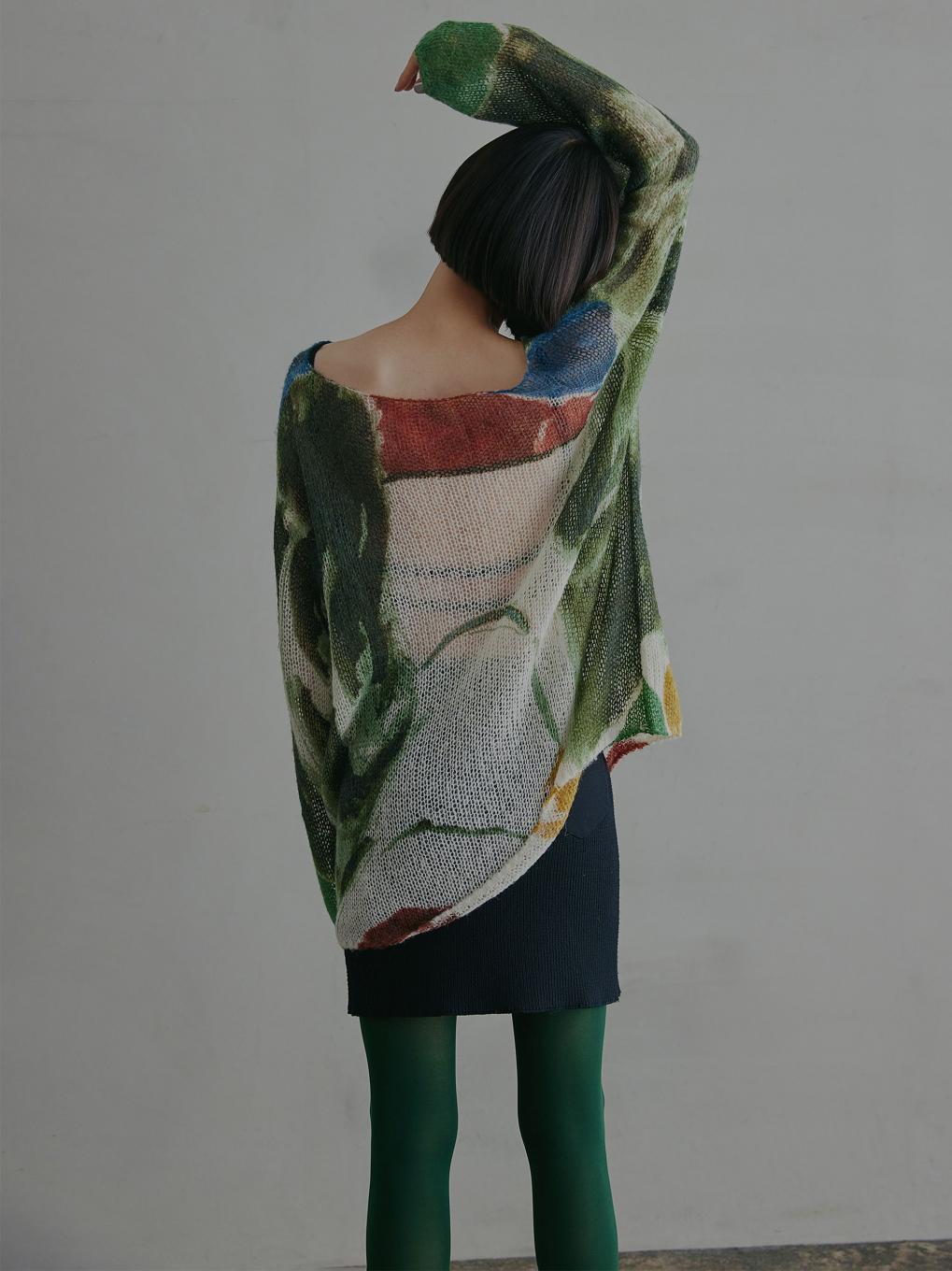 MY DEAR LOOSE KNIT TOP