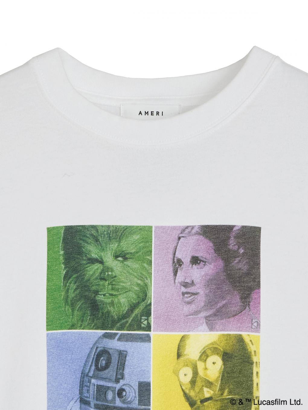 STAR WARS / WHITE  LS TEE