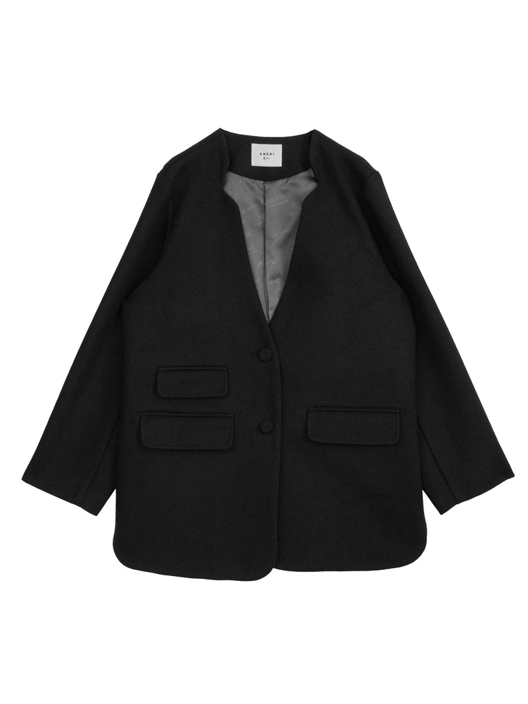 2PIECE NOTCH WOOL JACKET