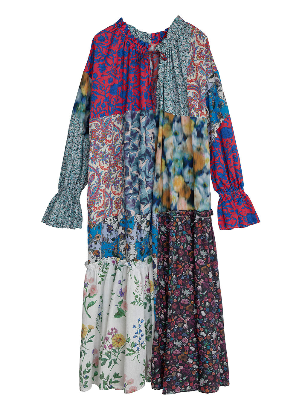 LIBERTY PATCHWORK MLT DRESS