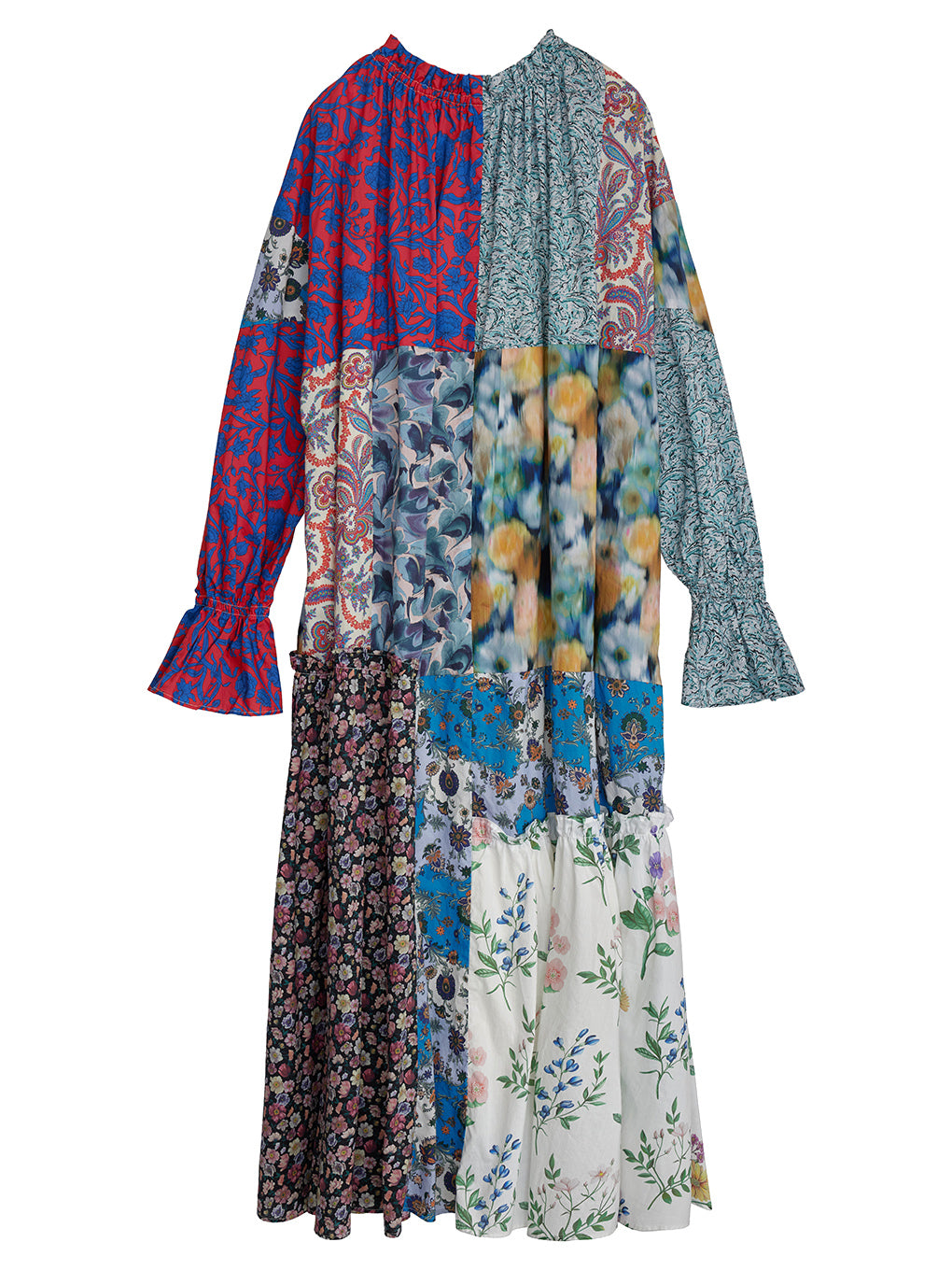 LIBERTY PATCHWORK MLT DRESS