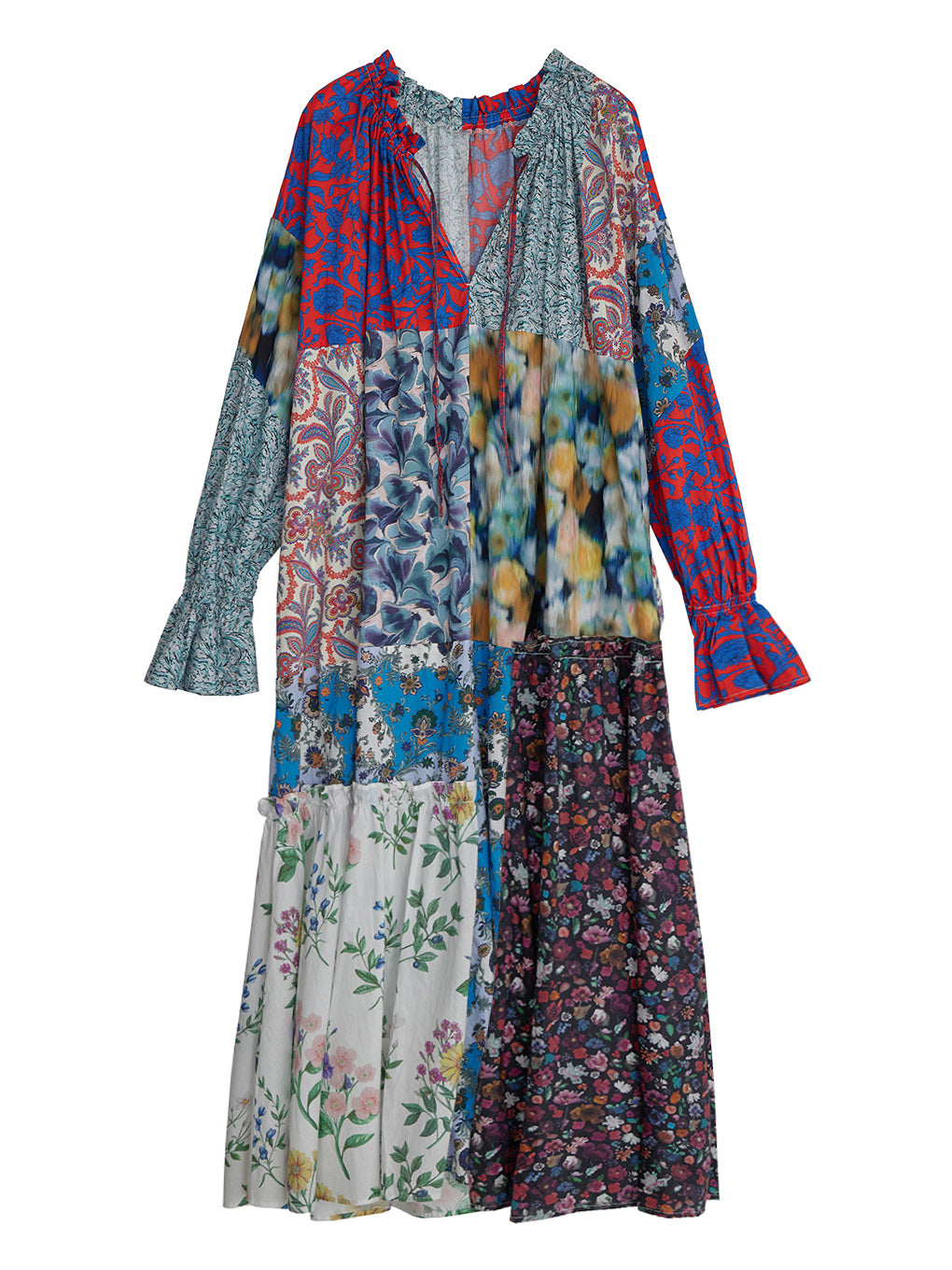 LIBERTY PATCHWORK MLT DRESS