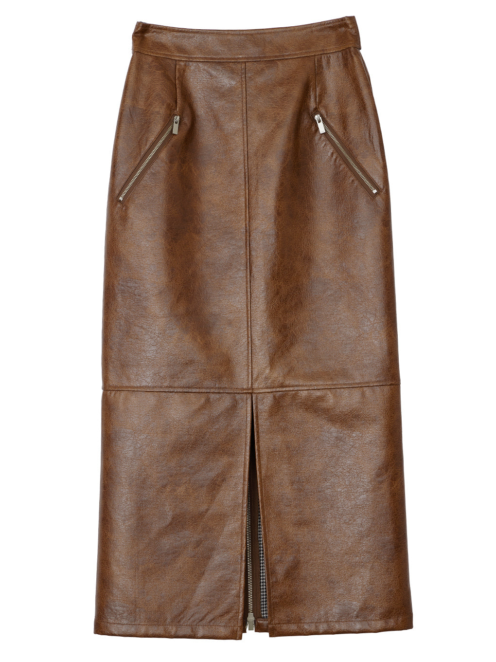 2WAY CRASH FAKE LEATHER SKIRT