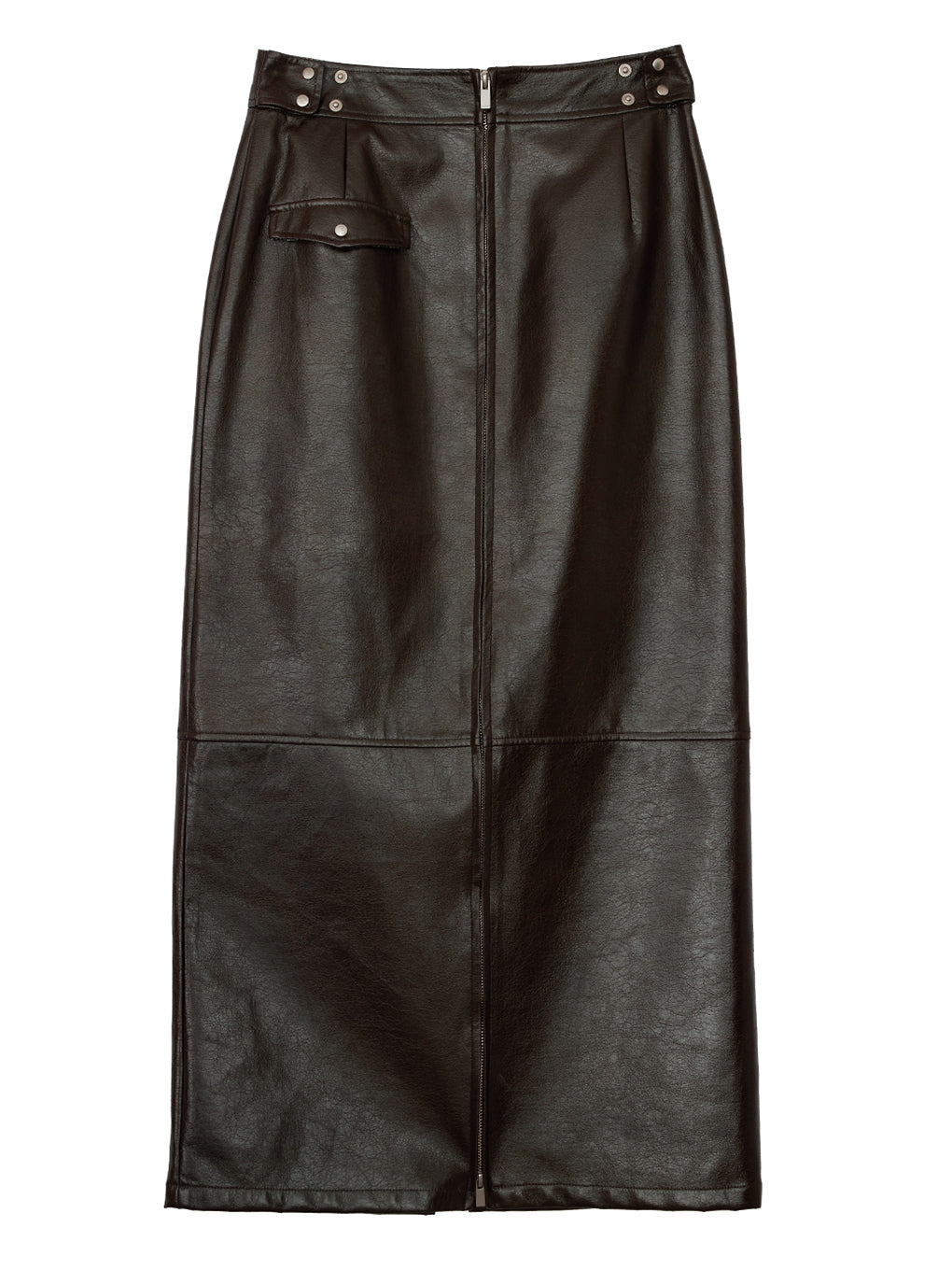 2WAY CRASH FAKE LEATHER SKIRT