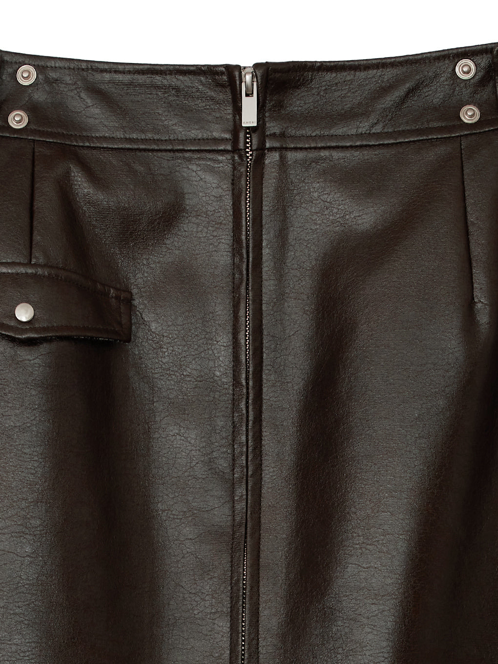 2WAY CRASH FAKE LEATHER SKIRT