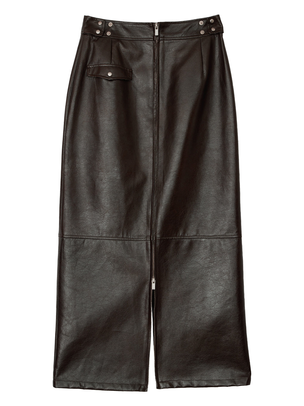 2WAY CRASH FAKE LEATHER SKIRT