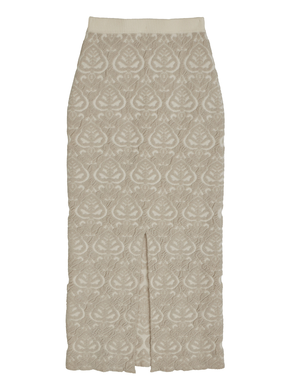 DAMASK REVERSIBLE KNIT SKIRT