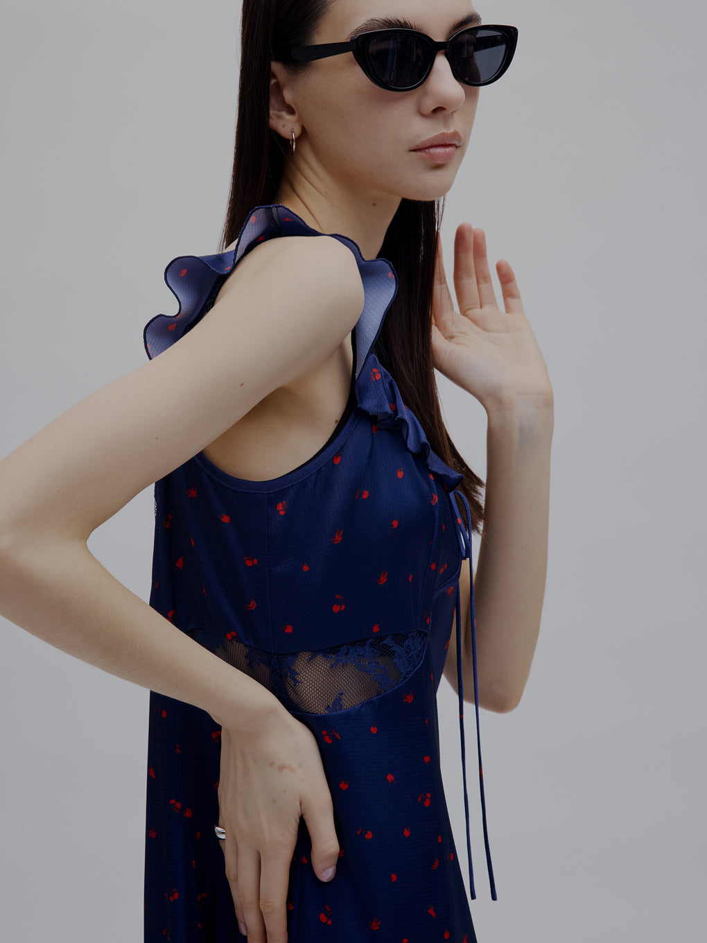 MEDI FRUIT DOT CAMISOLE DRESS