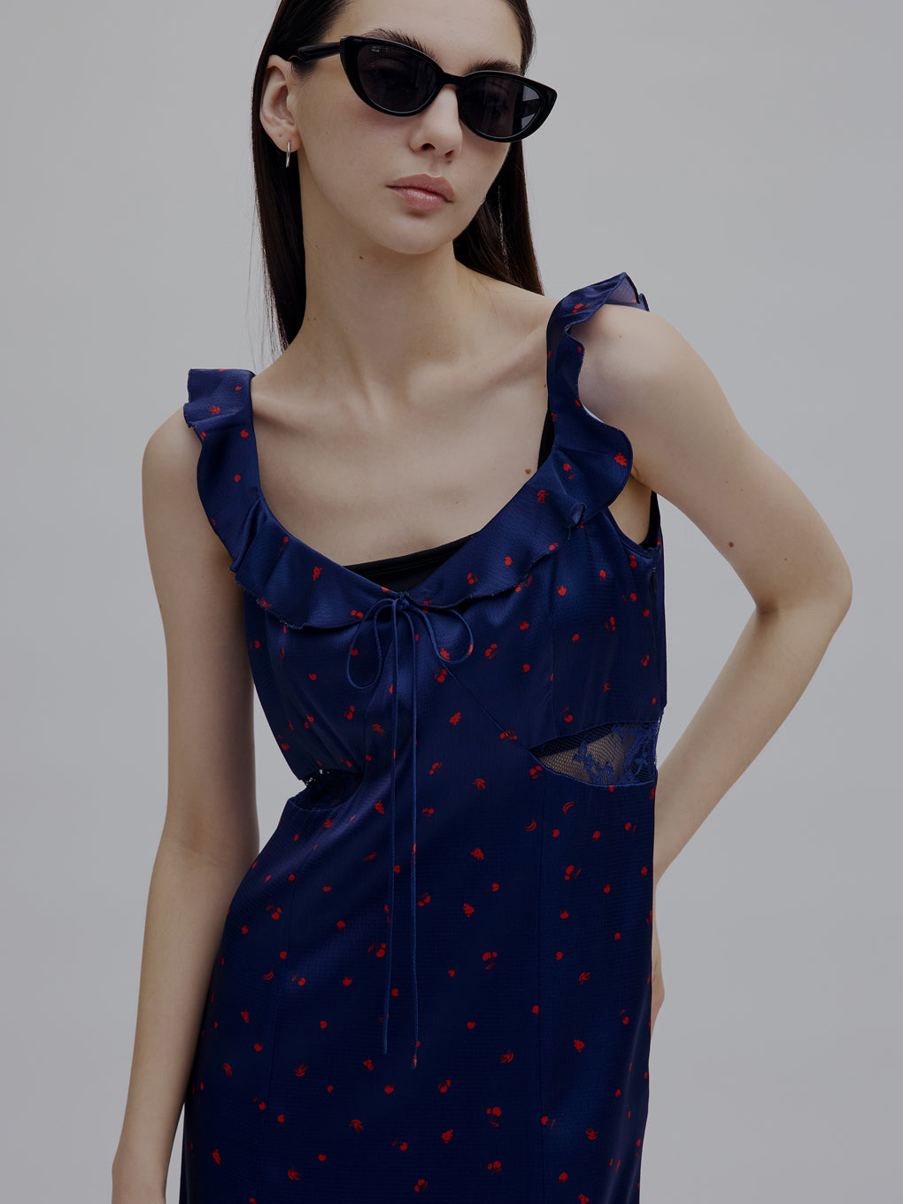 MEDI FRUIT DOT CAMISOLE DRESS
