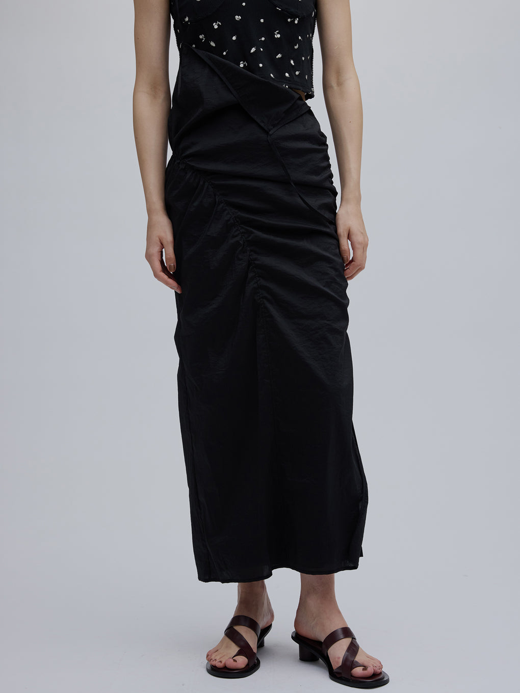 GATHER VEIL CAMI SKIRT