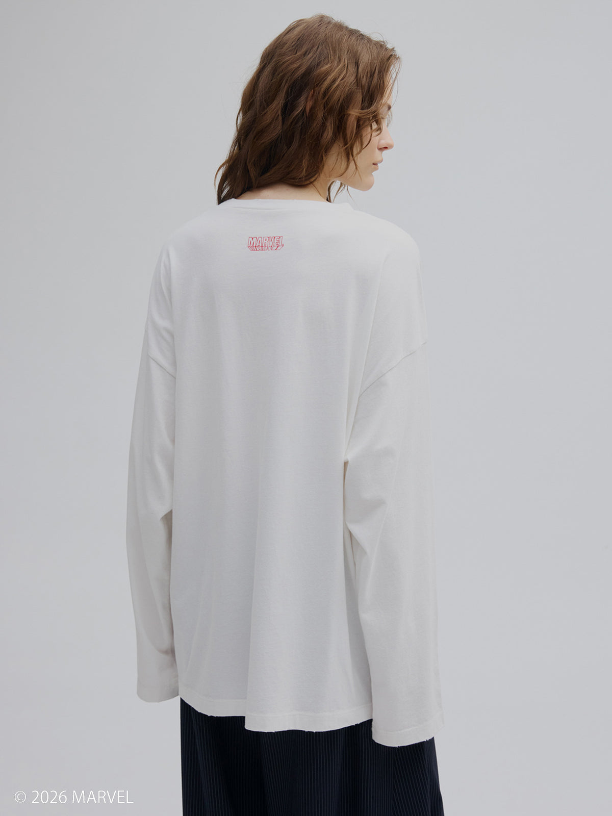 MARVEL COMIC OVER L/S TOP